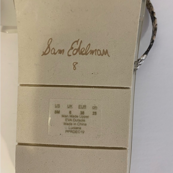 Sam Edelman Luciana Opaque Snake Thong Slides - Picture 8 of 8